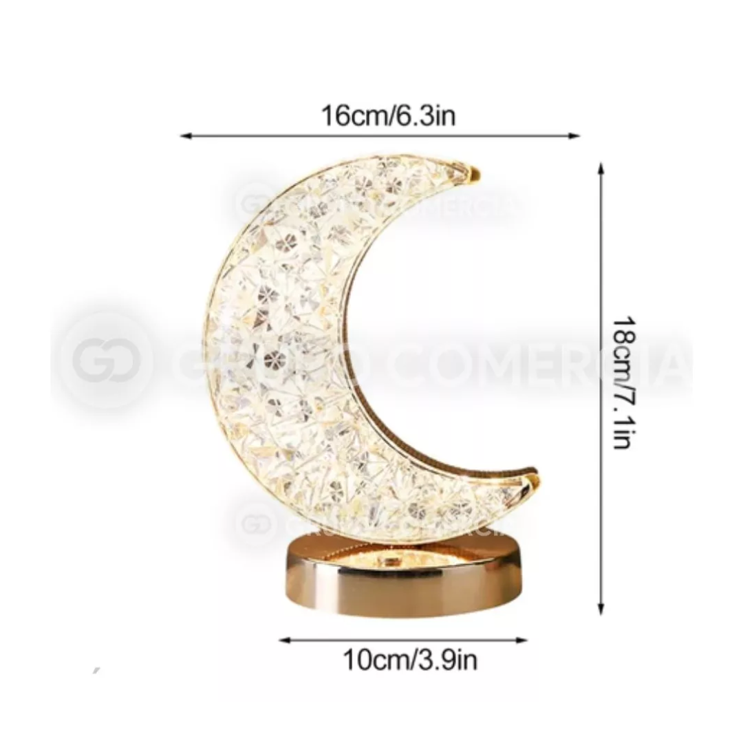 Lampara Decorativa D Cristal Recargable